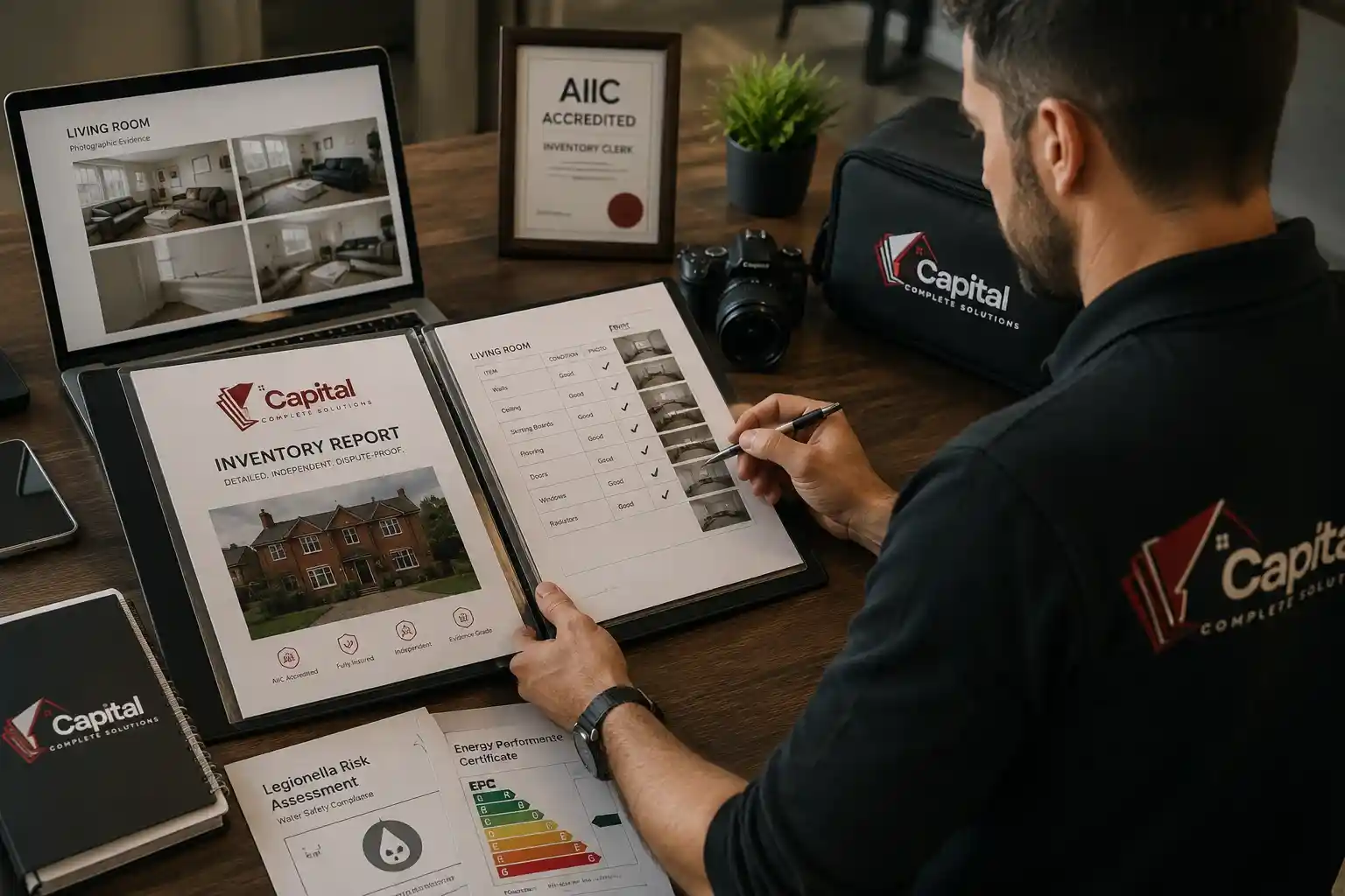 What is an independent inventory clerk?